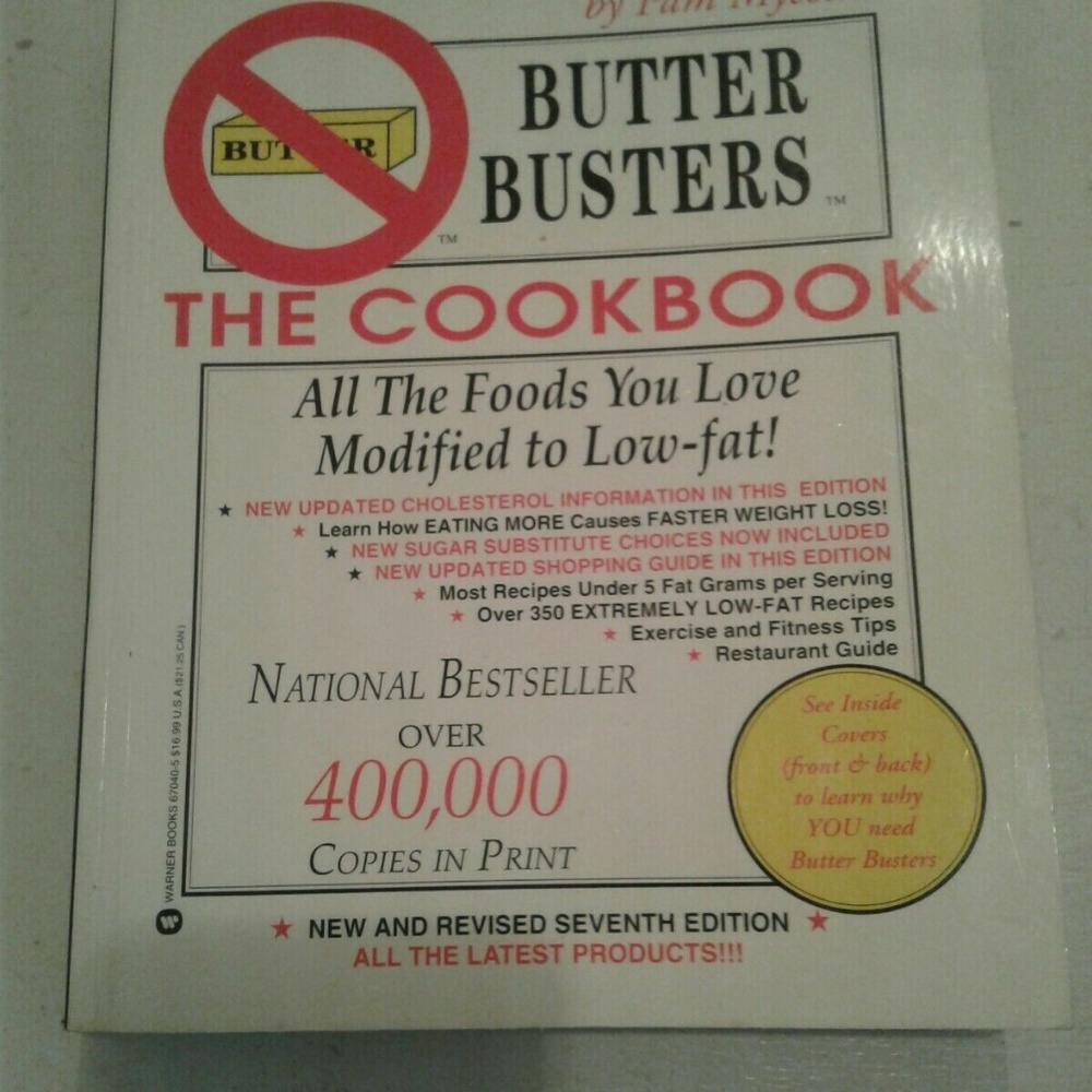 Butter Busters Cookbook by Pam Mycoskie 1994 PB